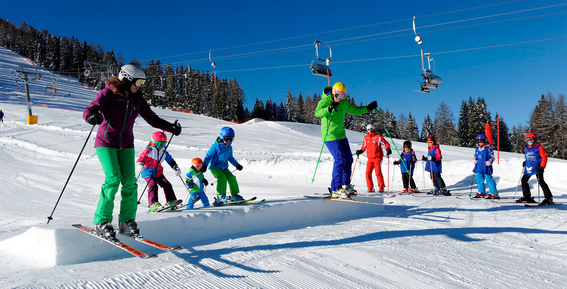 Familien Skigebiet Carezza Dolomiten Welschnofen