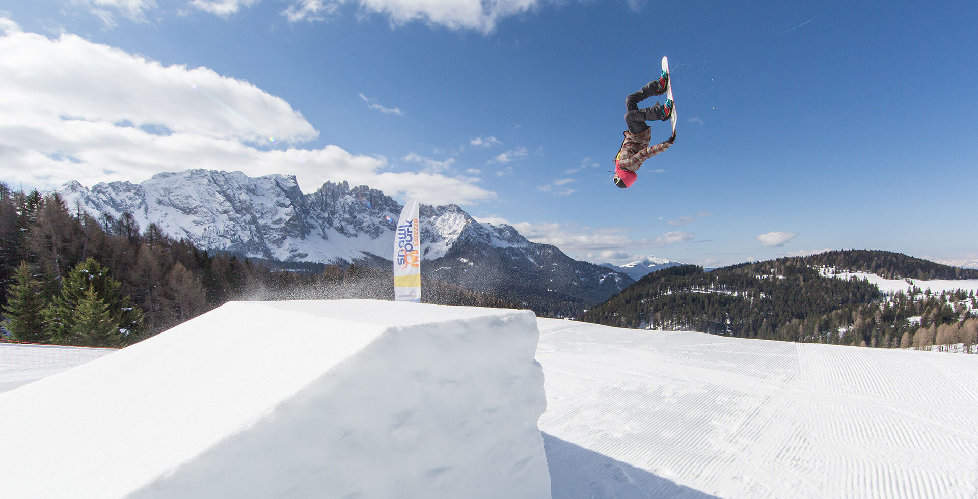 Snowpark dell’area sciistica Carezza Val d'Ega