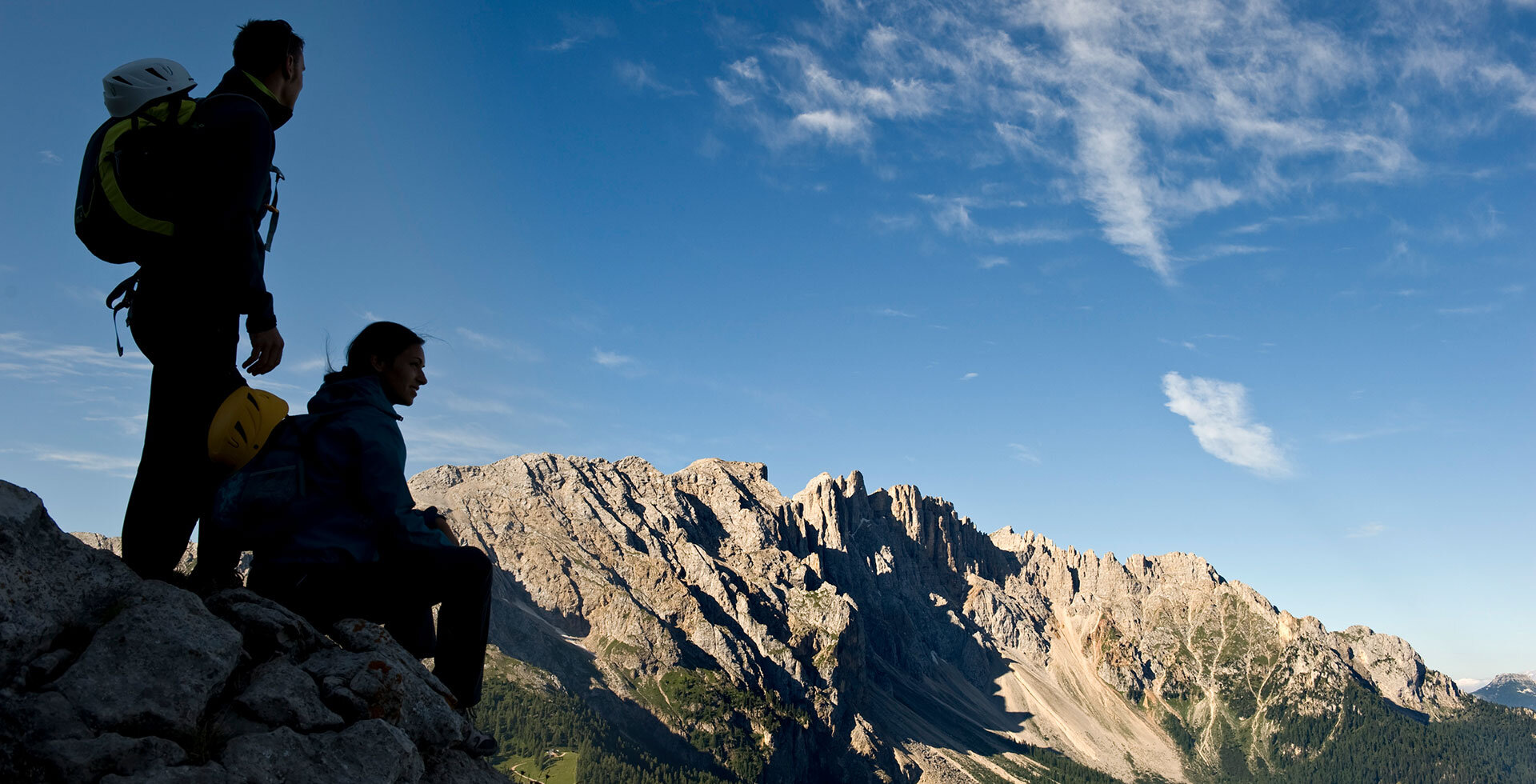 Wandern und klettern im Eggental